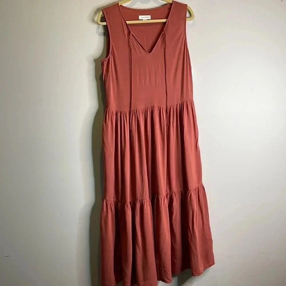 Treasure & Bond Brown Summer Dress - Picture 1 of 10